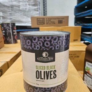 Olives Spanish Black  Sliced  Sandhurst