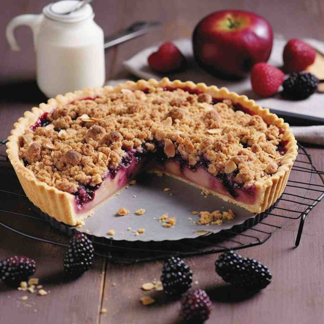 Apple Berry Crumble Tarts x6
